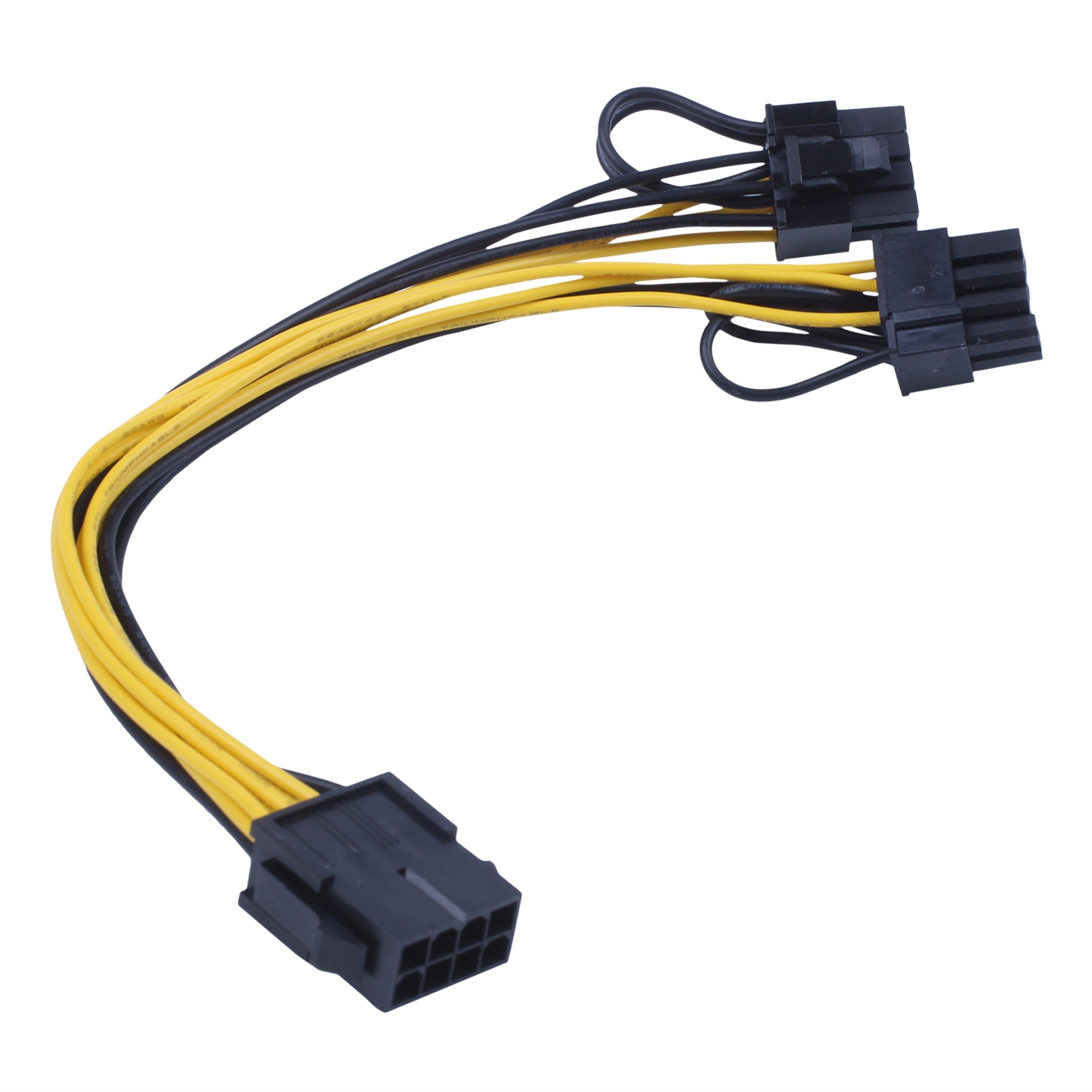 Переходник питания PCI-E 8-pin -> 2 x 6+2-pin разъем на видеокарте