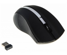 Мышь Oklick 615MW <USB> оптическая беспроводная (черно-серебристая)
