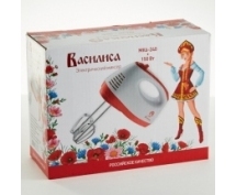 Миксер ВАСИЛИСА МК6-240 (белый с коралловым)