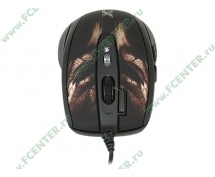 Мышь A4Tech XL-750BH <USB> лазерная <желто-коричневая>