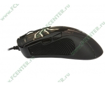 Мышь A4Tech XL-747H <USB> лазерная <черно-коричневая>