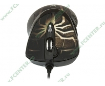 Мышь A4Tech XL-747H <USB> лазерная <черно-коричневая>