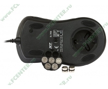 Мышь A4Tech XL-747H <USB> лазерная <черно-коричневая>