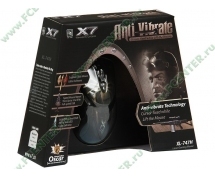 Мышь A4Tech XL-747H <USB> лазерная <черно-коричневая>