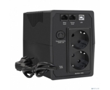 Источник БП Exegate Power Back BNB-650.LED.AVR.EURO, USB, RJ45 <650VA/360W, Black, 2*EURO>