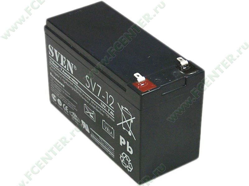 Sven SV1270 (12V 7Ah) батарея аккумуляторная {каждая батарейка в отдельном прозрачномпакете}