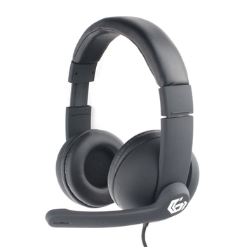 Гарнитура Gembird MHS-G220 (стерео, 2 x jack 3.5) <черная>