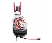 Гарнитура A4Tech Bloody G575 Naraka (стерео, USB) (бело-красная)