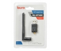 Адаптер Bluetooth USB Buro BU-BT40C (BT4.0+EDR класс1)