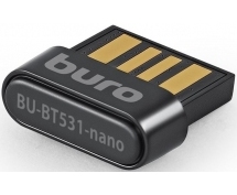 Адаптер Bluetooth USB Buro BU-BT531-nano (BT5.3+EDR class 1.5)