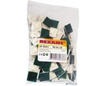 Площадка самоклеящаяся под хомуты 25х25 белая