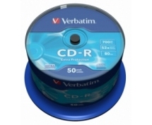 Диски CD-R 700MB Verbatim 52x (43351) <50 шт, на шпинделе, упаковка>