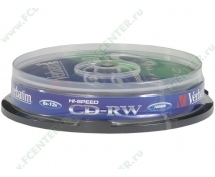 Диски CD-RW 700Mb Verbatim 12x (43480) <10 шт, на шпинделе, упаковка>