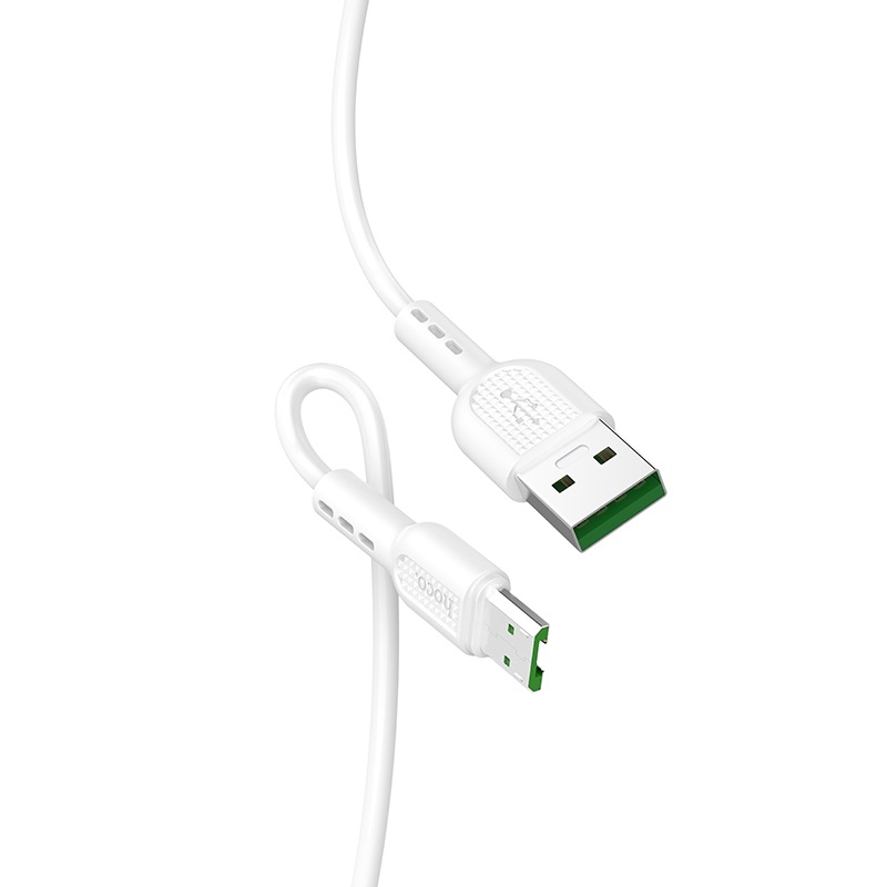 Кабель USB 2.0 A(m) - micro-B(m) 1.0m hoco (X33) 4A (белый)