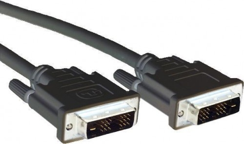 Кабель DVI-D(m) - DVI-D(m)  1.8м Gembird Cablexpert (CC-DVI2-6C) <Dual Link> (белый)