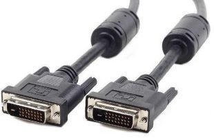 Кабель DVI-D(m) - DVI-D(m)  1.8м Gembird Cablexpert (CC-DVI2-BK-6) <Dual Link> (черный)