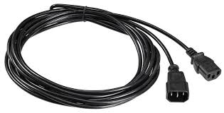 Кабель-удлинитель питания 1.8м Buro (AN23-1008) (черный)