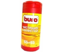 Чистящие салфетки BURO BU-Tmix (Туба, 130шт) универсальные (65 влажных + 65 сухих)