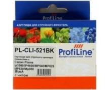 Картридж CANON Profiline CLI-521BK <iP3600/4600/4700/MP540/550/620/630/640/660/980/990> <черный>
