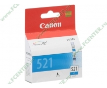 Картридж CANON CLI-521C <iP3600/4600/4700/MP540/550/620/630/640/660/980/990> <голубой>