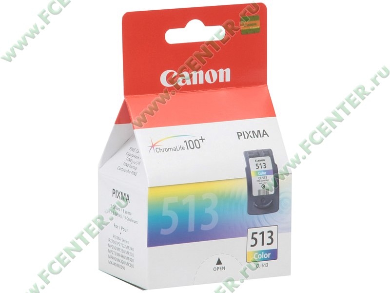 Картридж CANON CL-513 <MP240/250/260/270/280/490> <цветной> <повышенной емкости>