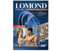 Бумага LOMOND (A4, 260гр, 20л) Premium Photo Суперглянцевая, 1стор. <1103101>