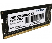 Модуль памяти SO-DIMM DDR4 16GB 2666МГц Patriot (CL19, 1.2V) (PSD416G266681S)