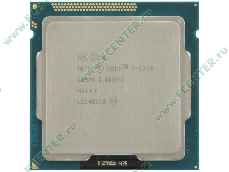 Процессор Core i7-3770 3.40ГГц, 4x256K+8M, EM64T, LGA1155 OEM