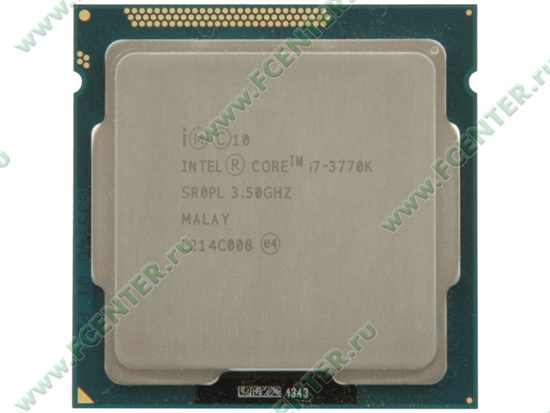 Процессор Core i7-3770K 3.50ГГц, 4x256K+8M, EM64T, LGA1155 OEM