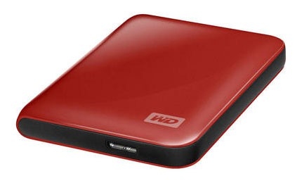Внешний винчестер 2.5"  500Gb WD My Passport Essential (WDBADB5000ARD) USB3.0 красный