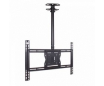 Кронштейн для телевизора Kromax COBRA-4 черный 15"-75" макс.65кг потолочный поворот и наклон