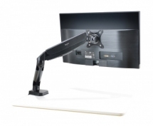 Кронштейн Buro M1 для мониторов черный 15"-32" макс.9кг крепление к столешнице поворот и наклон