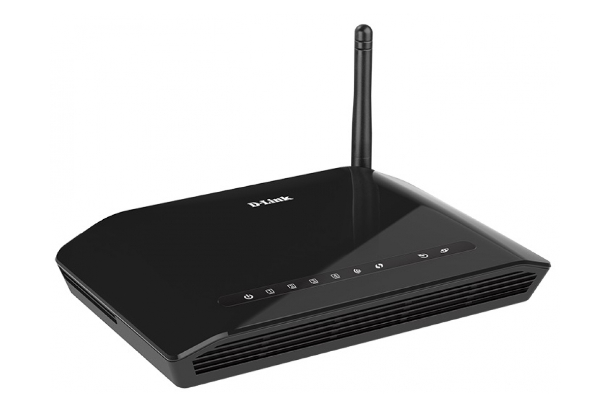 D-Link DSL-2640U/RB <Wi-Fi роутер+Модем xDSL> <Annex B, ADSL2+, 802.11n, N150, 4х100Мб/с>