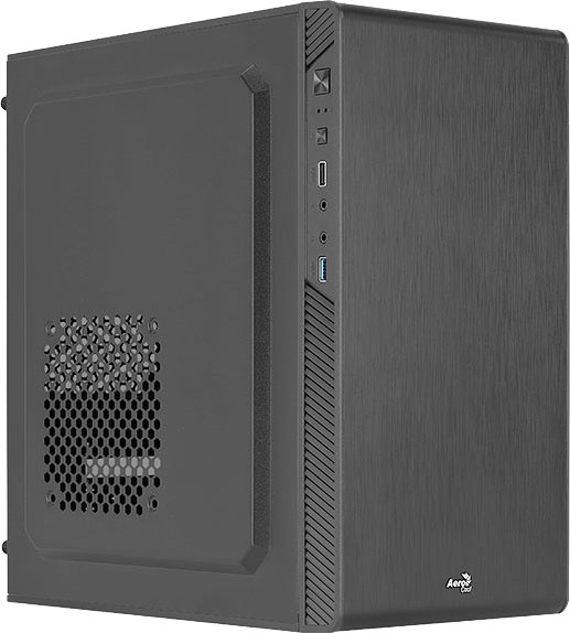 Корпус Aerocool CS-106 <mATX, без БП, 1xUSB2.0, 1xUSB3.0, Audio> (черный)