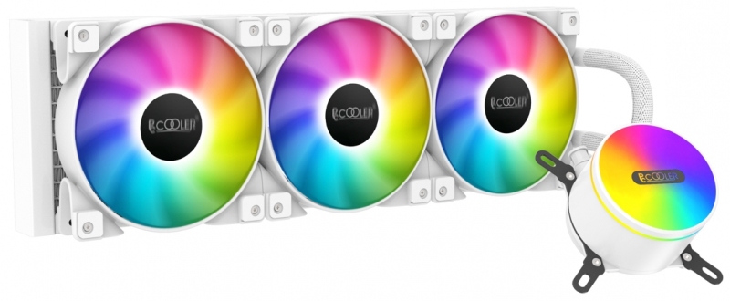 Система жидкостного охлаждения PCCooler GI-CX360 ARGB White Edition