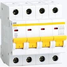 Выключатель автоматический четырехполюсный 40А С ВА47-29 4.5кА (MVA20-4-040-C)