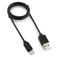 Кабель USB 2.0 A(m) - Lightning(m) 1.0m Gembird Cablexpert Platinum (CC-P-APUSB02Bk-1M) MFi (черный)