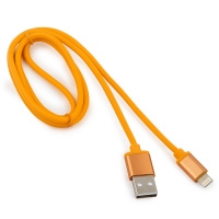 Кабель USB 2.0 A(m) - Lightning(m) 1.0m Gembird Cablexpert Platinum (CC-P-APUSB02Gd-1M) MFi (золотой