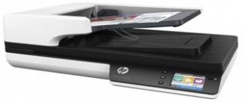 Сканер HP ScanJet Pro 4500 fn1 <L2749A> планшетный, А4, ADF, дуплекс, 30стр/мин, 1200dpi, 24bit, USB