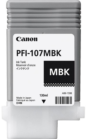 Заправка струйного картриджа Canon PFI-107 MBK