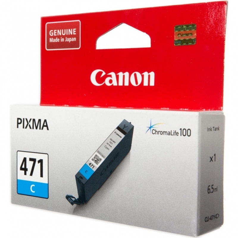 Заправка струйного картриджа Canon CLI-471C