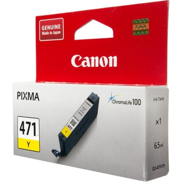 Заправка струйного картриджа Canon CLI-471Y