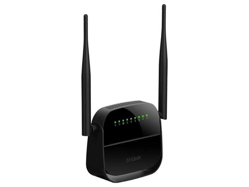 D-Link DSL-2750U/R1A <Wi-Fi роутер+Модем xDSL> <Annex A, ADSL2+, 802.11n, N300, 4х100Мб/с>